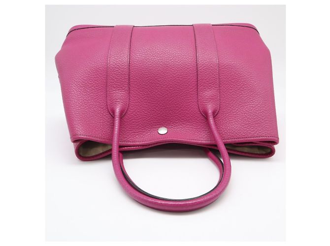 Hermès Borsa Hermes Negonda Garden Party PM Porpora - vista 10