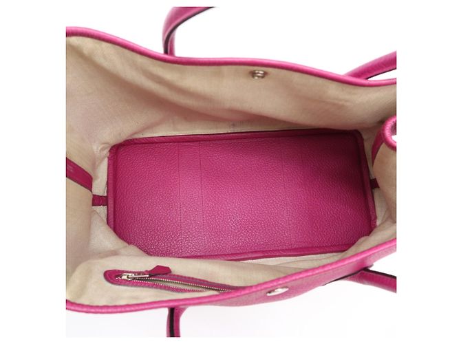 Hermès Borsa Hermes Negonda Garden Party PM Porpora - vista 15