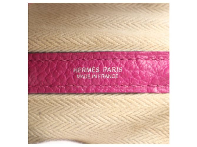 Hermès Borsa Hermes Negonda Garden Party PM Porpora - vista 17