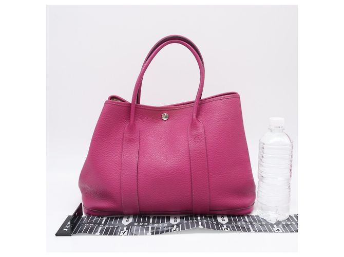 Hermès Borsa Hermes Negonda Garden Party PM Porpora - vista 3