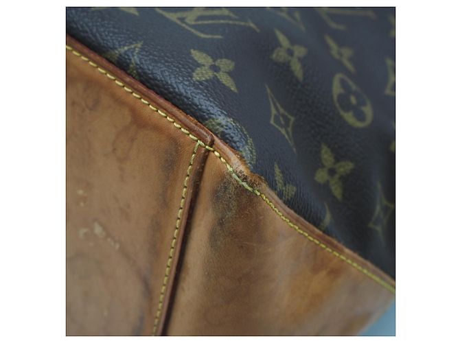Louis Vuitton Monogram Cabas Mezzo Handtasche Braun Beige - Ansicht 10