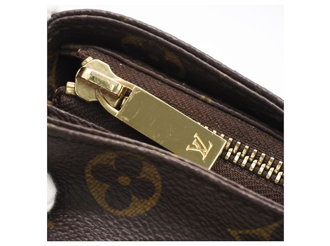Louis Vuitton Monogram Cabas Mezzo Handtasche Braun Beige - Ansicht 11