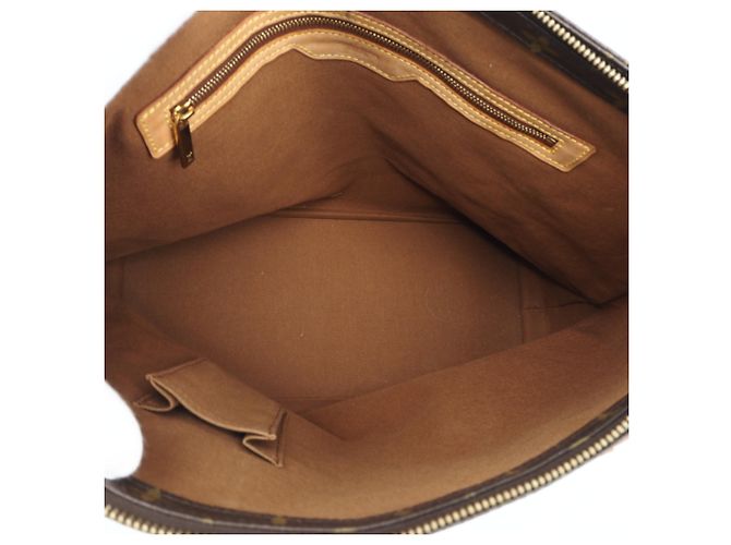 Louis Vuitton Monogram Cabas Mezzo Handtasche Braun Beige - Ansicht 12