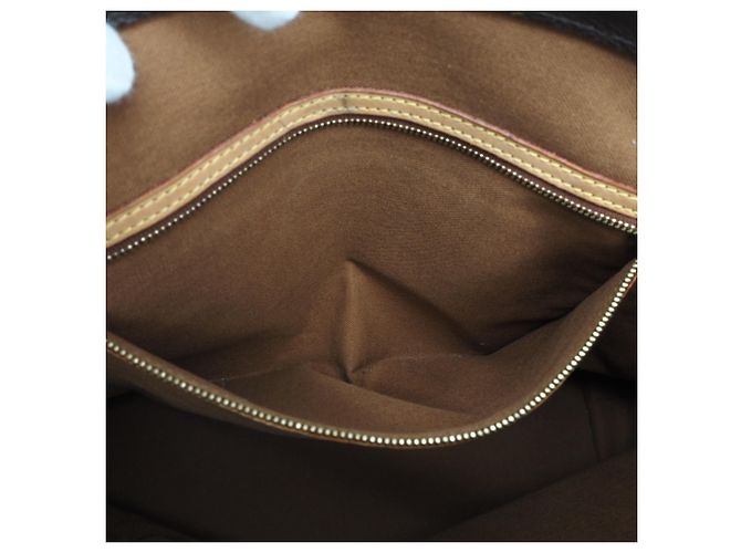 Louis Vuitton Monogram Cabas Mezzo Handtasche Braun Beige - Ansicht 13