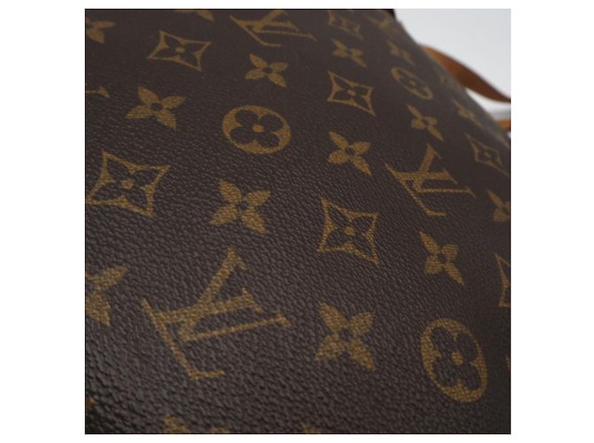 Louis Vuitton Monogram Cabas Mezzo Handtasche Braun Beige - Ansicht 4