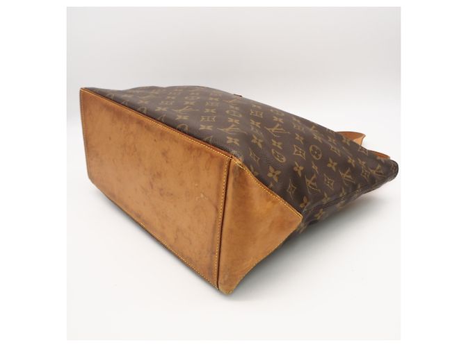 Louis Vuitton Monogram Cabas Mezzo Handtasche Braun Beige - Ansicht 7