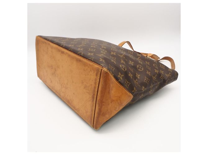 Louis Vuitton Monogram Cabas Mezzo Handtasche Braun Beige - Ansicht 8