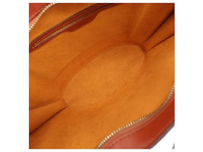 Borsa Louis Vuitton Epi Saint Jacques Marrone - vista 15