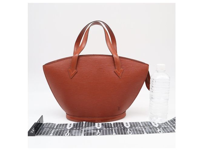 Borsa Louis Vuitton Epi Saint Jacques Marrone - vista 3