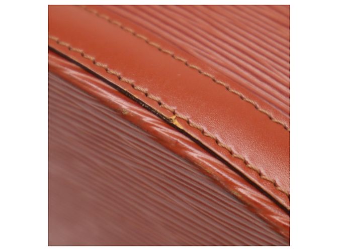 Borsa Louis Vuitton Epi Saint Jacques Marrone - vista 8
