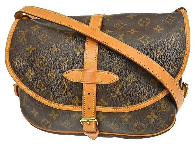 Louis Vuitton Saumur Monogram 30 Marrone - vista 2