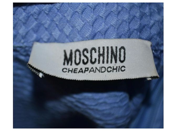 Abito Moschino Cheap and Chic blu Turchese - vista 5