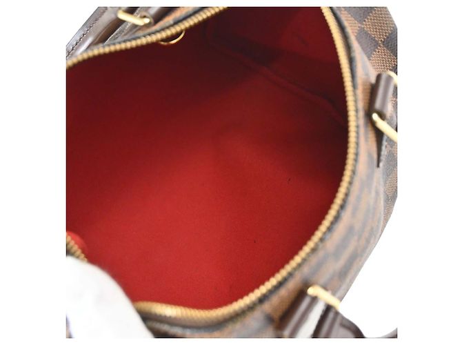 Louis Vuitton Speedy Bandoulière Damier 25 Marrone - vista 3