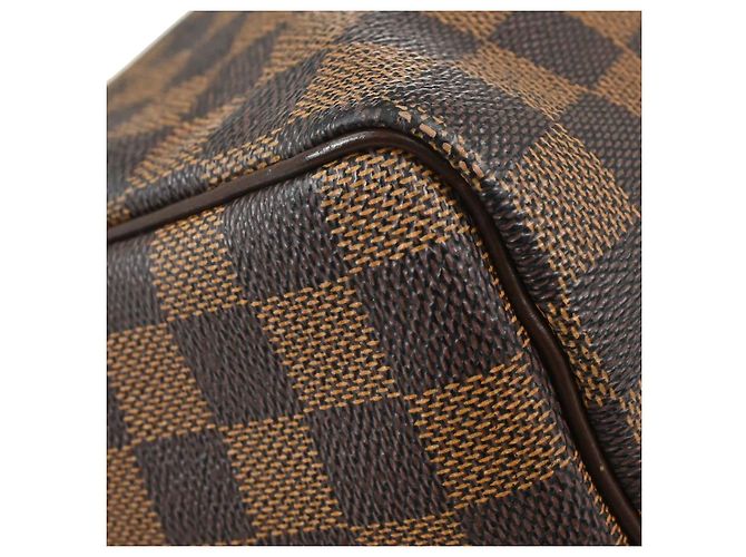 Louis Vuitton Speedy Bandoulière Damier 25 Marrone - vista 7