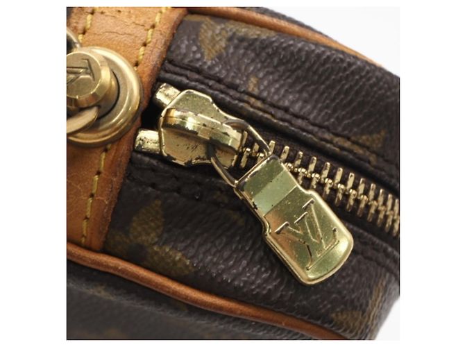 Borsa a pochette Louis Vuitton Monogram Marly Dragonne PM Marrone Beige - vista 10
