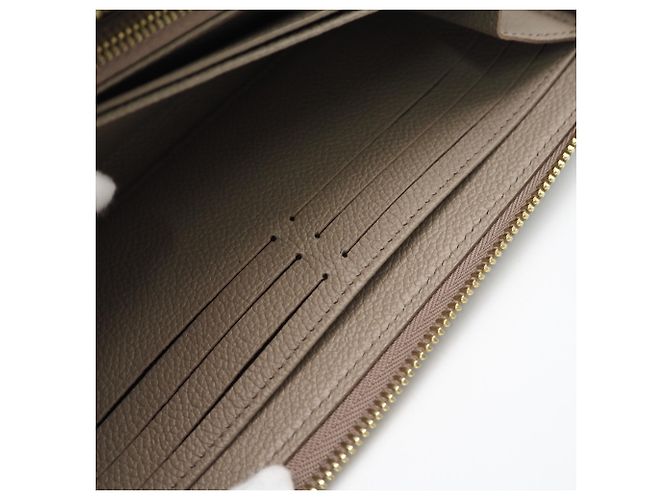 Portefeuille Zippy Louis Vuitton Monogram Empreinte Bicolor Beige Écru - vue 11