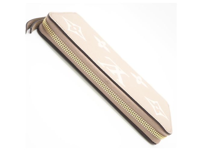 Portefeuille Zippy Louis Vuitton Monogram Empreinte Bicolor Beige Écru - vue 5