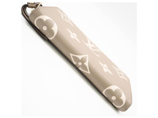 Portefeuille Zippy Louis Vuitton Monogram Empreinte Bicolor Beige Écru - vue 6