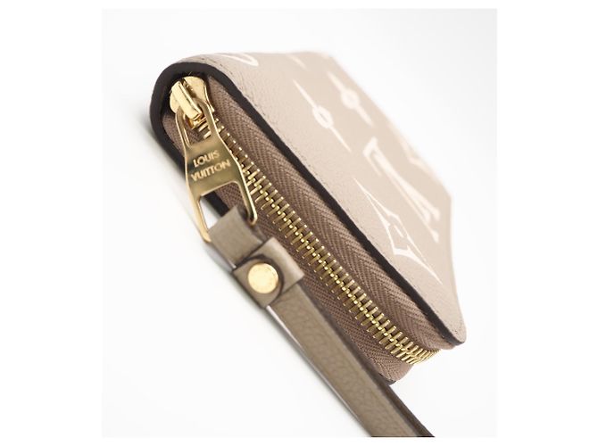 Portefeuille Zippy Louis Vuitton Monogram Empreinte Bicolor Beige Écru - vue 7