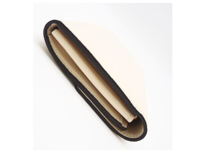 Cartera Larga Sarah Métis en Monogram Empreinte Louis Vuitton - Crema Beige - vista 7