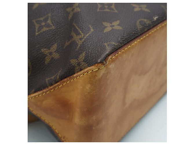 Borsa Louis Vuitton Monogram Cabas Piano Marrone Beige - vista 10