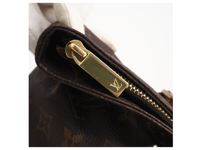 Borsa Louis Vuitton Monogram Cabas Piano Marrone Beige - vista 11