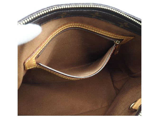 Borsa Louis Vuitton Monogram Cabas Piano Marrone Beige - vista 13