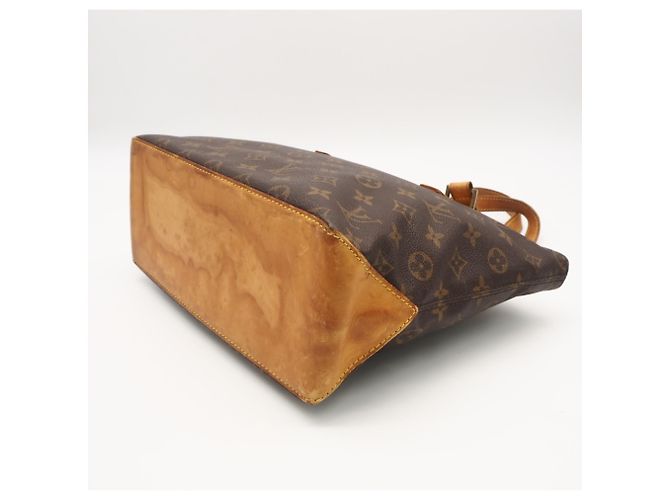 Borsa Louis Vuitton Monogram Cabas Piano Marrone Beige - vista 7