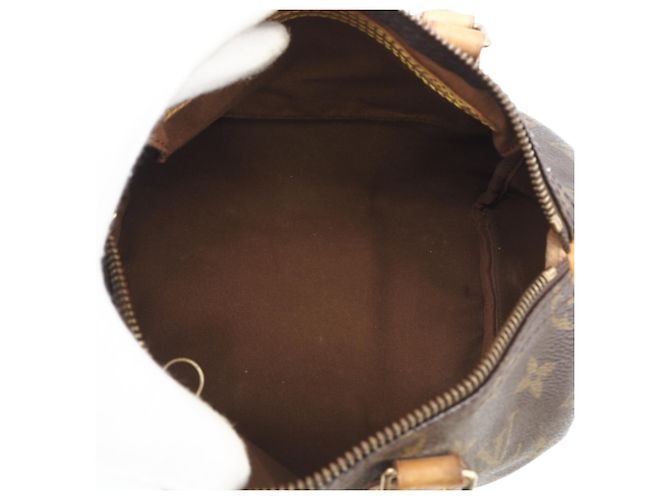 Borsa Louis Vuitton Monogram Speedy 25 Marrone Beige - vista 11