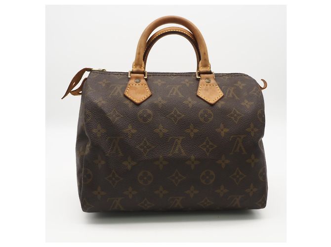 Borsa Louis Vuitton Monogram Speedy 25 Marrone Beige - vista 2
