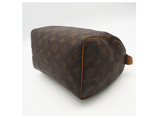 Borsa Louis Vuitton Monogram Speedy 25 Marrone Beige - vista 6
