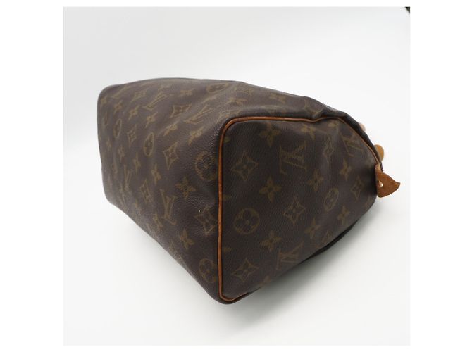 Borsa Louis Vuitton Monogram Speedy 25 Marrone Beige - vista 7
