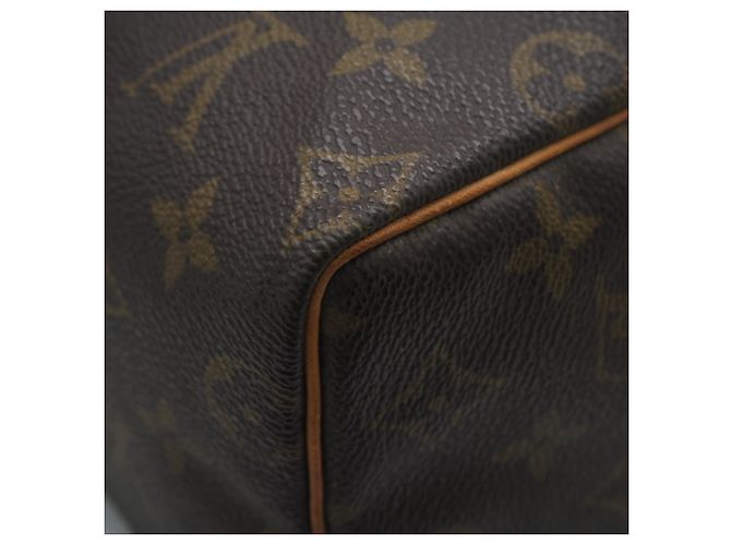 Borsa Louis Vuitton Monogram Speedy 25 Marrone Beige - vista 9