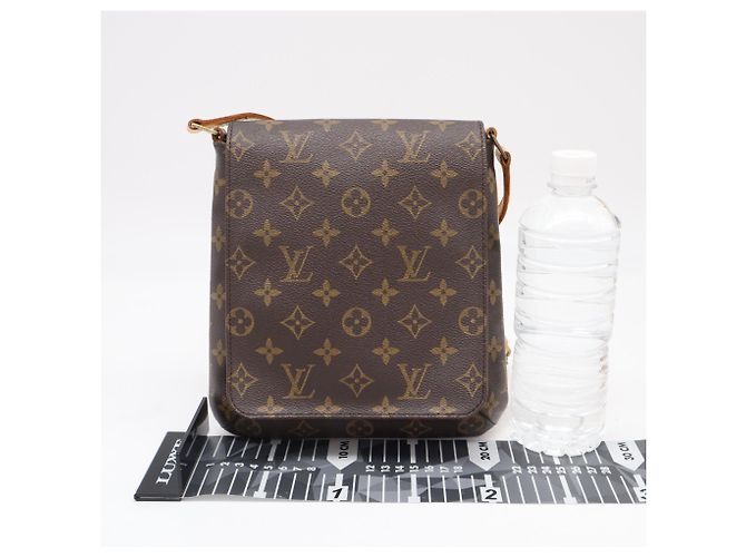 Borsa a Spalla Musette Salsa Monogramma Louis Vuitton Marrone Beige - vista 3