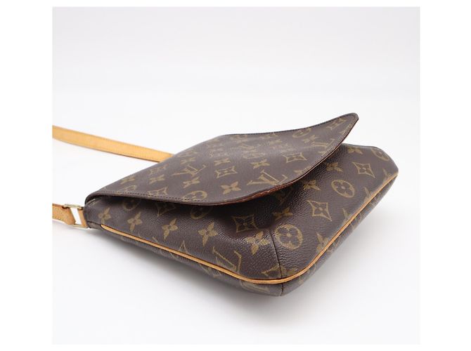 Borsa a Spalla Musette Salsa Monogramma Louis Vuitton Marrone Beige - vista 5