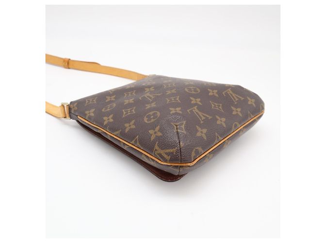 Borsa a Spalla Musette Salsa Monogramma Louis Vuitton Marrone Beige - vista 6