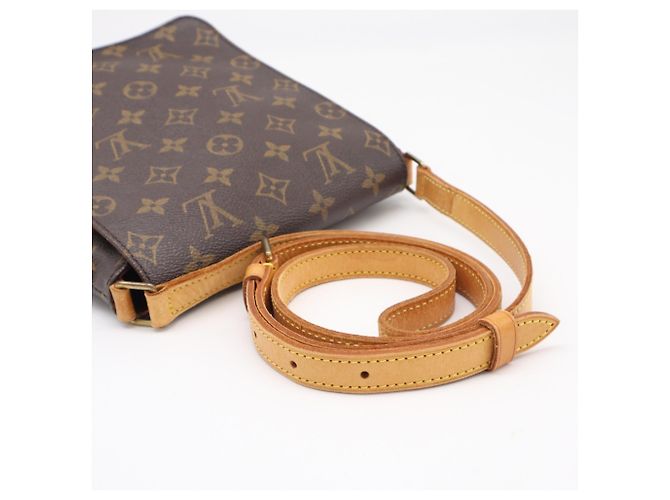 Borsa a Spalla Musette Salsa Monogramma Louis Vuitton Marrone Beige - vista 8