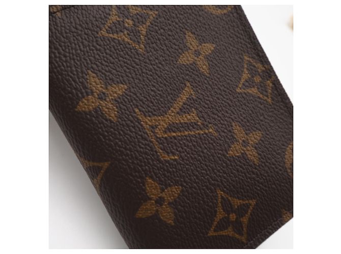 Portafoglio Monogramma Louis Vuitton Marrone Beige Giallo - vista 4