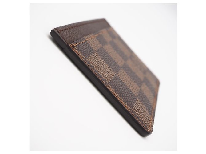 Portabiglietti Louis Vuitton Damier Marrone Beige - vista 6