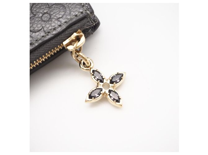 Louis Vuitton Monogram Empreinte Portefeuille Lisa Bi-fold Wallet Argento - vista 5