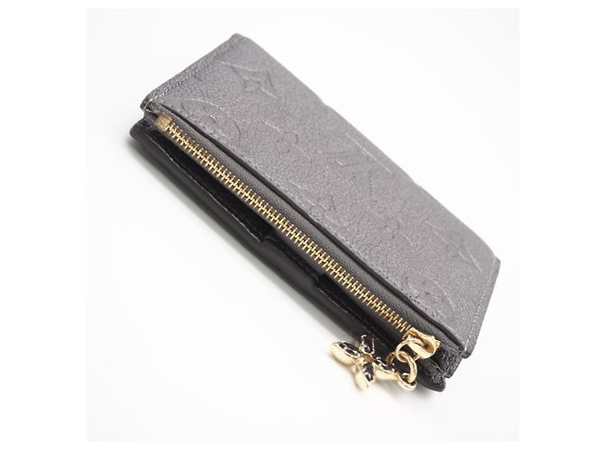 Louis Vuitton Monogram Empreinte Portefeuille Lisa Bi-fold Wallet Argento - vista 6