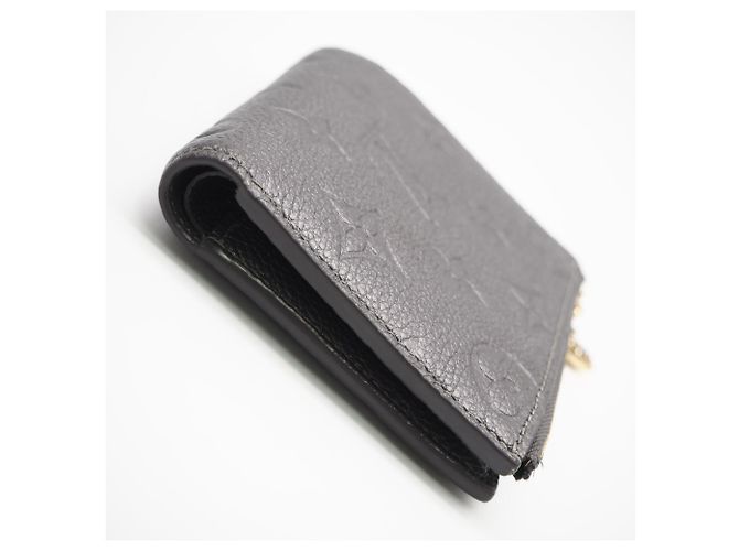 Louis Vuitton Monogram Empreinte Portefeuille Lisa Bi-fold Wallet Argento - vista 8
