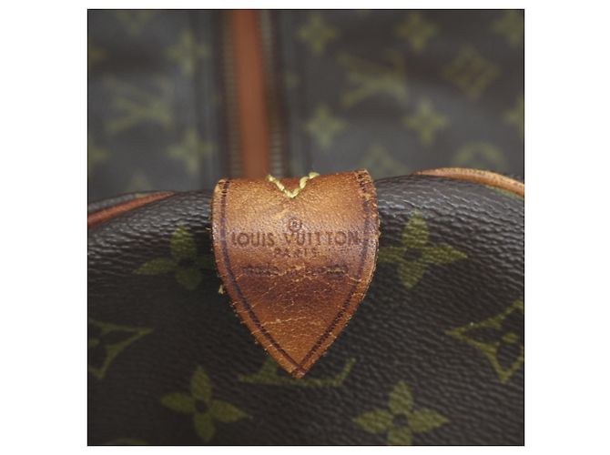 Borsa Boston Louis Vuitton Monogram Keepall 60 Marrone Beige - vista 13