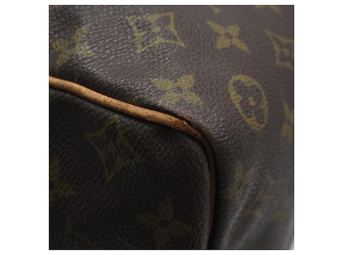 Borsa Boston Louis Vuitton Monogram Keepall 60 Marrone Beige - vista 9