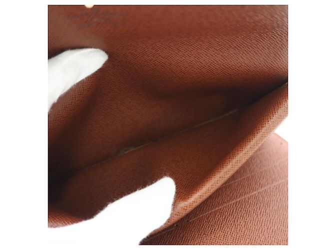 Louis Vuitton Monogram Portefeuille Tresor International Long Wallet Marrone Beige - vista 11