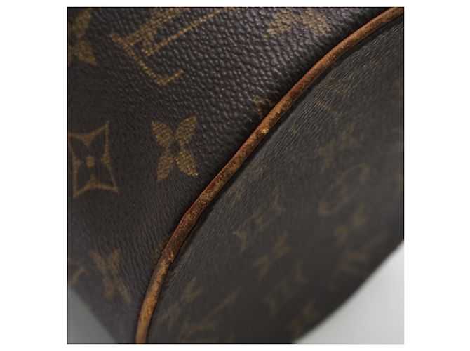 Borsa Louis Vuitton Monogram Papillon 30 Marrone Beige - vista 10