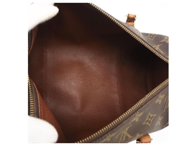 Borsa Louis Vuitton Monogram Papillon 30 Marrone Beige - vista 12