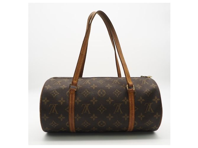 Borsa Louis Vuitton Monogram Papillon 30 Marrone Beige - vista 2