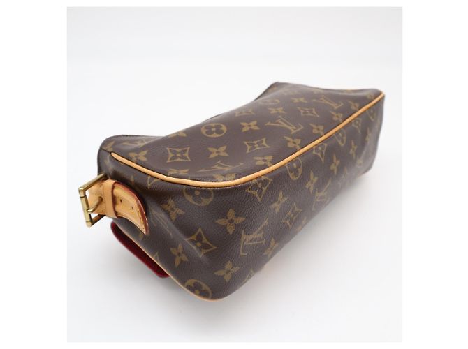 Borsa Louis Vuitton Monogram Vivacite MM Marrone Beige - vista 6