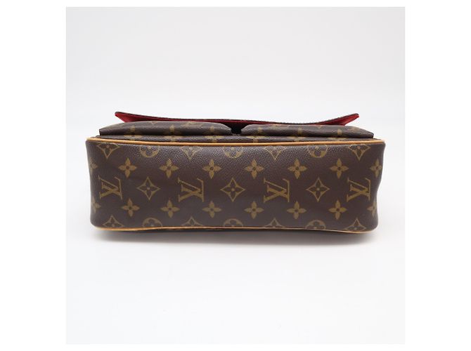 Borsa Louis Vuitton Monogram Vivacite MM Marrone Beige - vista 7